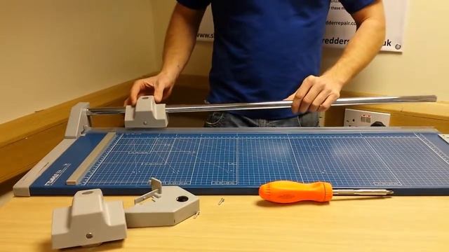 Changing and Realigning the blade on a Dahle Professional Paper Trimmer