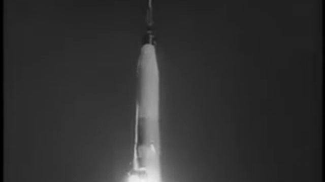 Enos the Chimpanzee travels to space on NASAs Mercury Atlas 5 1960 video