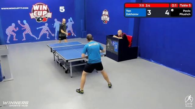 15:30  Yan Zakharov  0-3  Pavlo Pliushch  South 4  WIN CUP 04.10.2022 WINCUP | TABLE TENNIS смотреть онлайн