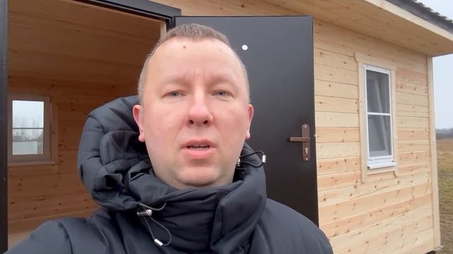 Видеоотзыв! Строительство бани 6х4 м. из профилированного бруса в Новгородской области. смотреть онлайн