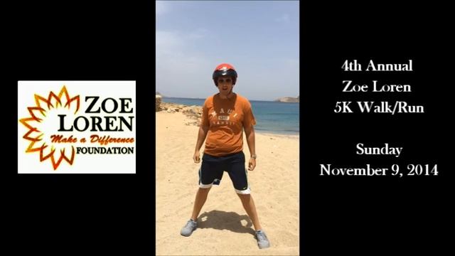 Training for the 4th Annual Zoe Loren 5K WalkRun