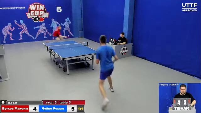 16:30 Бутков Максим 2-3 Чуйко Роман cтол 5 ЮГ-3 19.05.21 смотреть онлайн