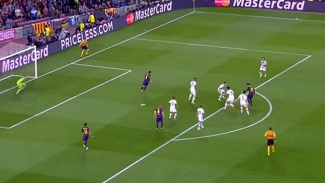 Lionel Messi vs Bayern Munich UCL Home 2014 15 English Commentary HD 1080i смотреть онлайн