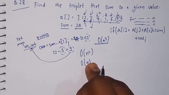 find the triplet that sum to given value |Q.28| Love Babbar DSA 450 Questions | leetcode | Er Sahil