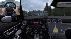 2024 Mercedes-AMG C63 S E Performance – Euro Trucks Simulator 2 [Steering Wheel Gameplay]