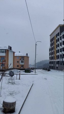 Кисловодск вновь припорошило снежком ❄❄❄