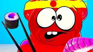 РЕЦЕПТ ЯПОНСКИХ МЕДВЕ РОЛЛОВ для ЖЕЛЕЙНОГО МЕДВЕДЯ ВАЛЕРЫ