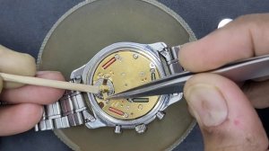 How To Change Battery Vintage TISSOT PR50 J178/278 Chronograph Watch
