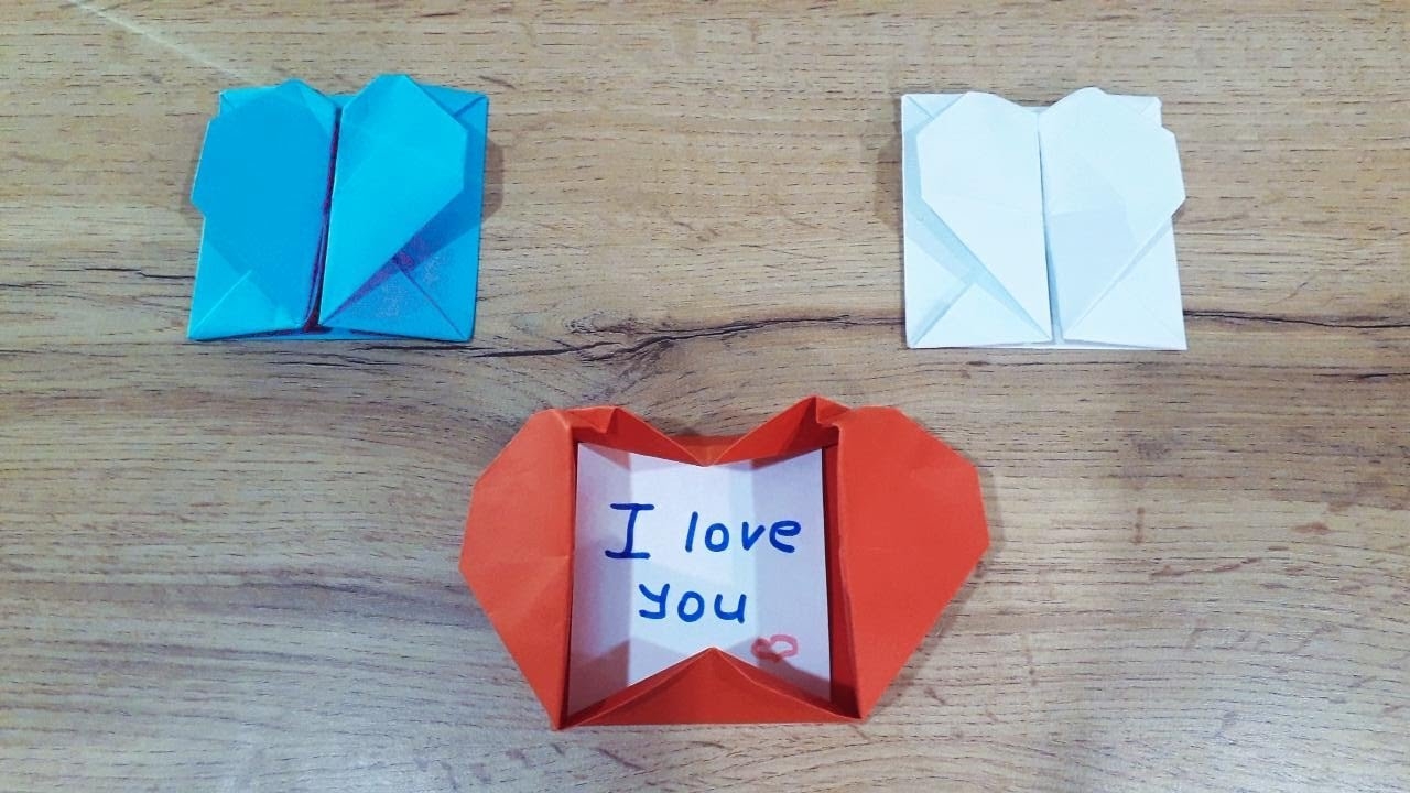 Как сделать сердце валентинку из бумаги. Оригами. смотреть онлайн