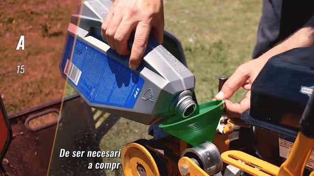 ACEITE Y COMBUSTIBLE - DESMALEZADORA ROLAND H 001 EVO6X4