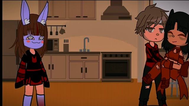 меме "двенадцать часов ночи ты чё опять жрешь?!" /Руня, Амико, и Моня// смотреть онлайн