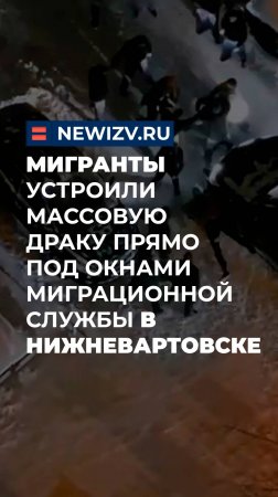 Мигранты устроили массовую драку прямо под окнами миграционной службы в Нижневартовске