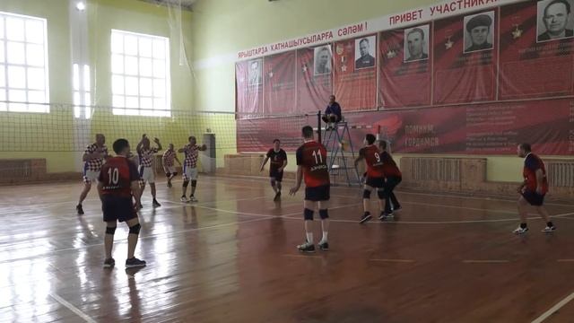 Волейбольный турнир среди ветеранов