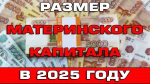 Размер Материнского капитала в 2025 году