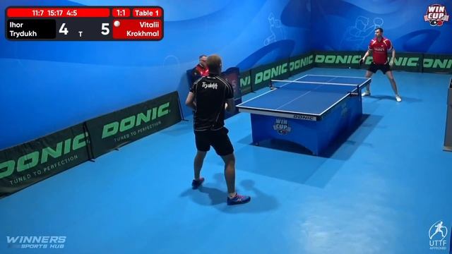 11:30 Ihor Trydukh 2-3 Vitalii Krokhmal West 1 WIN CUP 28.11.2022 | TABLE TENNIS WINCUP смотреть онлайн