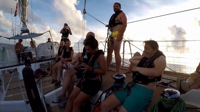 Equator Crossing  Sailing Through King Neptunes Court - Episode 7