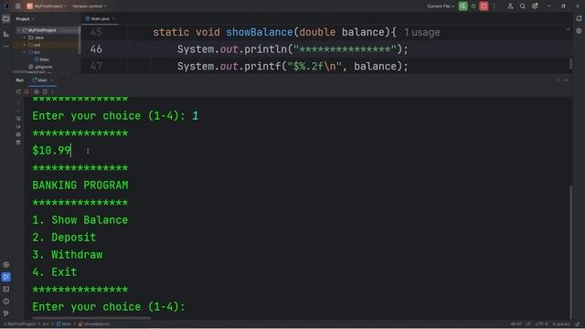 Lets code a beginner Java BANKING PROGRAM _29