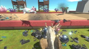 Baby Megalodon VS Every Robot Rex - Animal Revolt Battle Simulator