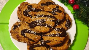 СуперКухня! ПП овсяное печенье без сахара. Рассыпчатое, ароматное, полезное, без вреда для фигуры.