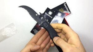 Нож складной Spyderco Matriarch 2, Emerson Opener, Black Blade