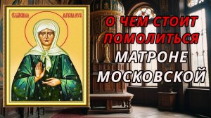 О чем стоит молиться именно Матроне Московской -православной Святой.