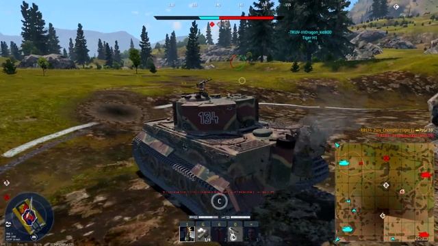 ||War Thunder|| Tiger E - Квадратиш практиш гуд! смотреть онлайн