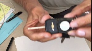 How to change the battery in a Chevy Volt key Fob