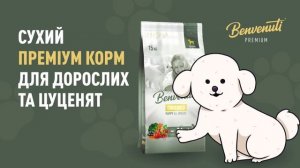 Сухий преміум-корм для собак Benvenuti