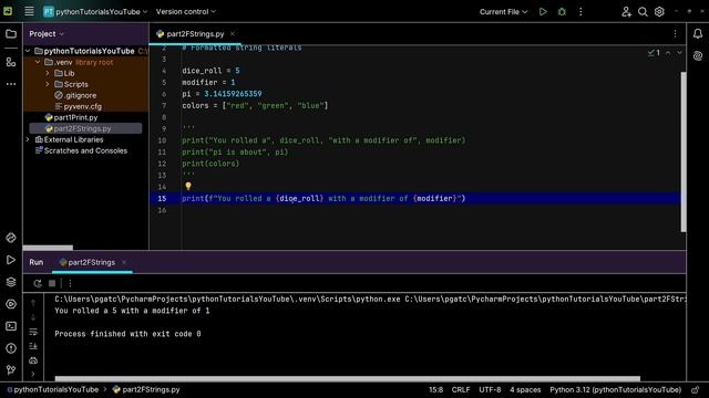 Byte-Sized Python Tutorial Part 2: formatted string literals (f-strings)