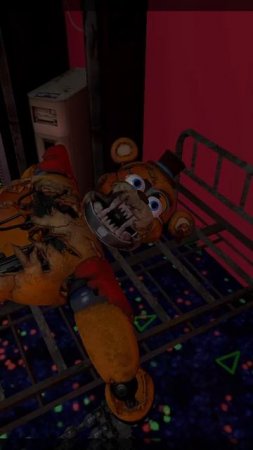 Gmod FNAF Shorts | The Tragic Death Of Glamrock Freddy! | #shorts