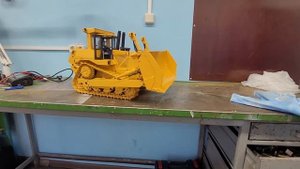 RC Бульдозер от JDM, Проверяем работу гидравлики