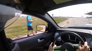 3V Mustang autocross at Hawkeye Downs