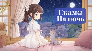 Сказка Лунный Кот | магия ночи и тайны луны для крепкого сна 🌙