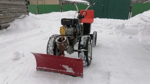 Обзор мотоблока Нева мб-2 + отвал для чистки снега с Яндекс маркета