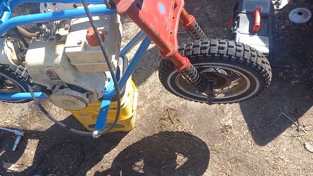 71 Scat cat mini bike mild restore смотреть онлайн