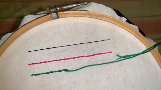 Hand Embroidery | class 3 | Stem stitches #stemstitch #myhandworld