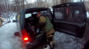 КАК FISH DAY К ПРОМЫСЛОВИКУ АЛЕКСУ ЕЗДИЛ(ч. 3)/ДРОВА/ШАШЛЫЧОК/ПРИЕЗД КОНСТАНТИНА С ГОСТЕМ/Я ДОМОЙ..