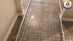 Стяжка пола в квартире 80 кв.