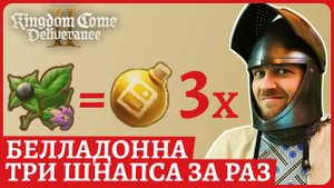 Где найти Белладонну, как сварить 3 шт. сильного шнапса. И бонус. Kingdom Come: Deliverance II