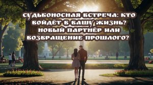 Судьбоносная встреча: кто войдет в вашу жизнь? Новый партнер или возвращение прошлого? Таро расклад.
