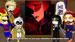 Pro Heroes React To Alastor As New Villain // Gacha React