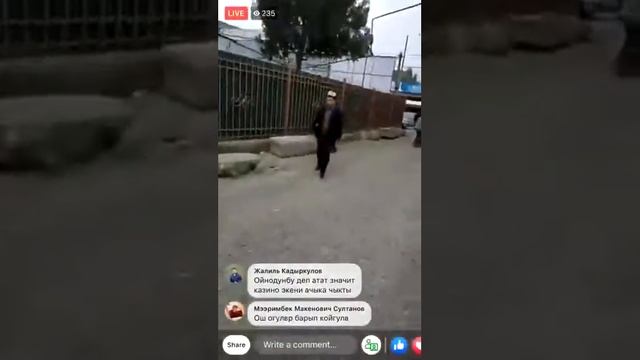 В Оше напали на журналиста Ыдырыса Исакова