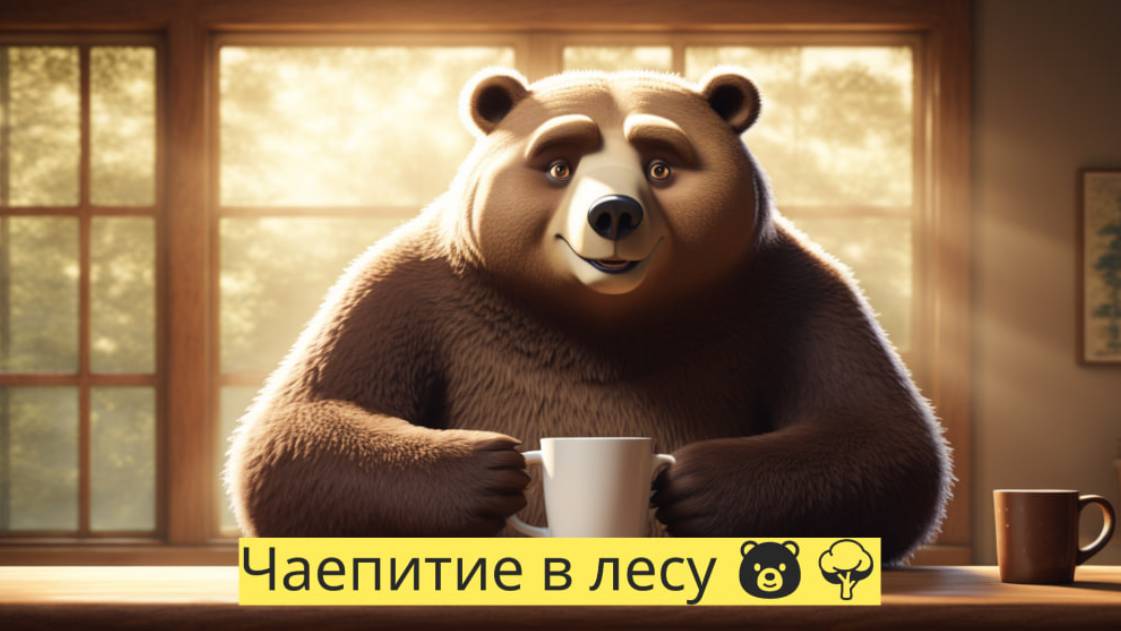 «Чаепитие в лесу 🐻🌳🫖: Песенка для малышей про Мишку и зверят 🎶✨