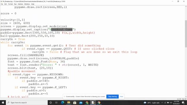 How To Create Game Using Python | Python Project | In Just 10 Minutes