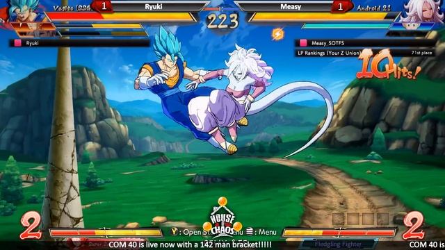 DBFZ [PC] | COM 40 | Ryuki vs Measy WFS | This set was AMAZING...Please enjoy!!!! смотреть онлайн