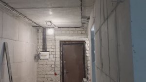 Электромонтаж в двухкомнатной квартире за два дня