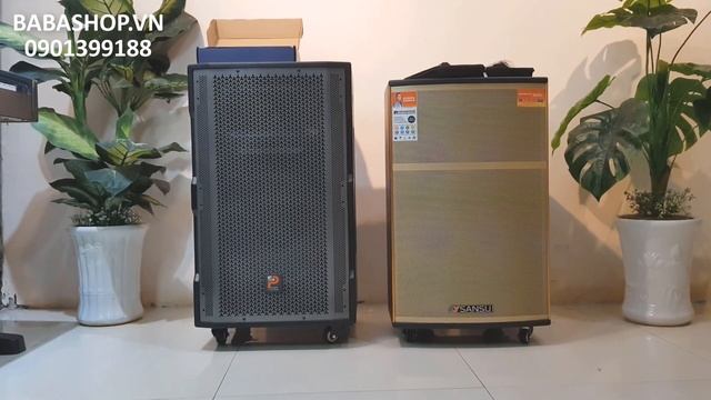 So sánh Loa Kéo Prosing W15 Super và Sansui SG 215 - Loa kéo giá 7 8 triệu nào hay?