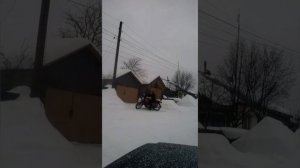 Тест-драйв мотоцикла зимой