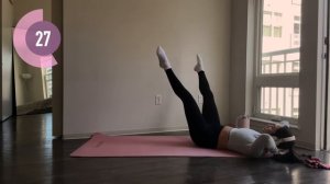 13 - Day 13 - 1 Month Pilates Plan ⧸⧸ 10MIN Toned Lower Abs & Inner Thighs ⧸⧸ no repeats