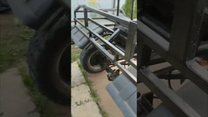 Квадроцикл с двигателем 6.5 , кпп ваз и вариатором tav 2-30.